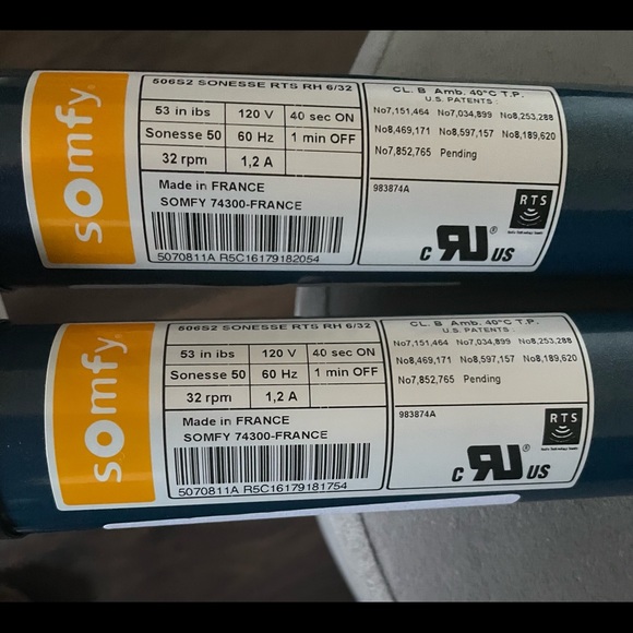 Somfy 506S2 Sonesse RTS 120 V - Picture 4 of 7